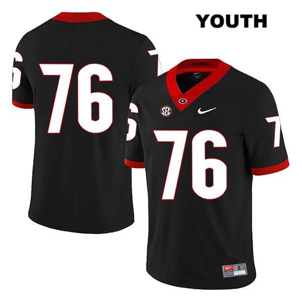 Georgia Bulldogs Youth Michail Carter #76 NCAA No Name Legend Authentic Black Nike Stitched College Football Jersey OPD4056KO